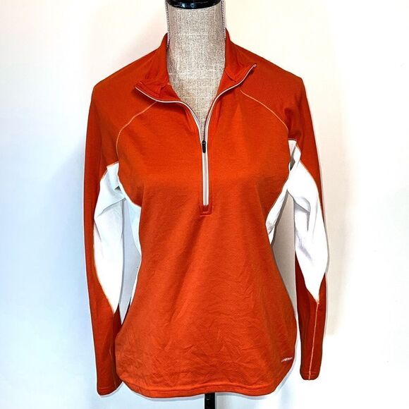 Patagonia Womens Quarter Zip Capilene Baselayer Long Sleeve Jersey Sz M Host Pic - Picture 1 of 6